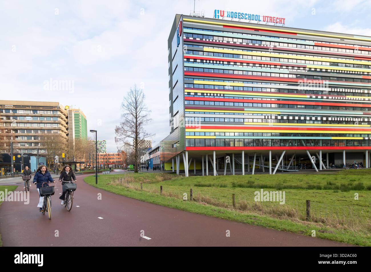 Utrecht, Niederlande, 10. Januar 2025; HU Hogeschool Utrecht. Stockfoto