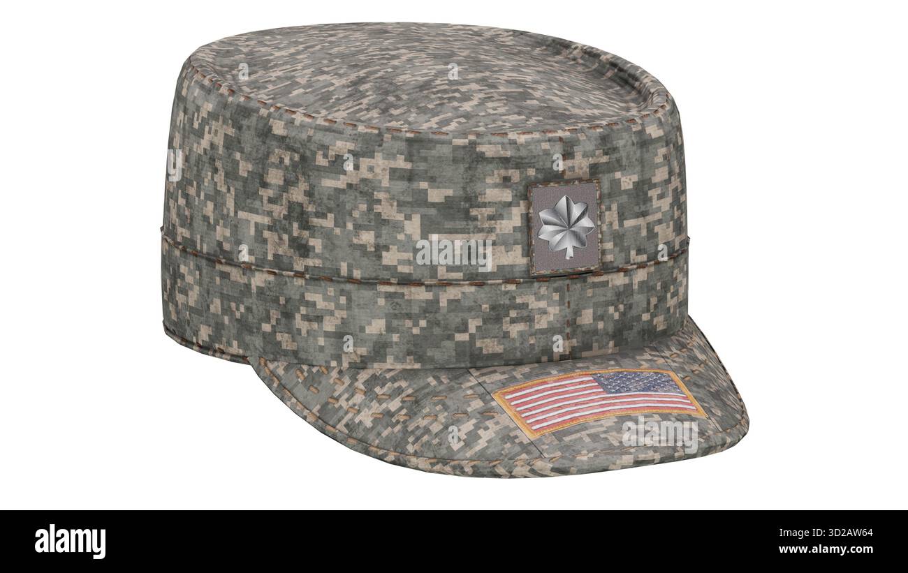 3d macht uns Militärkapsel Stockfoto