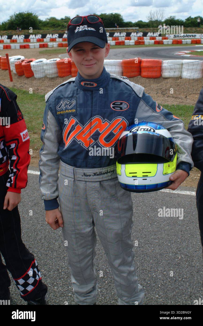 2001 - Nico Hulkenberg - Karting - Circuit International de Saint-Amand - Frankreich - FRA Stockfoto