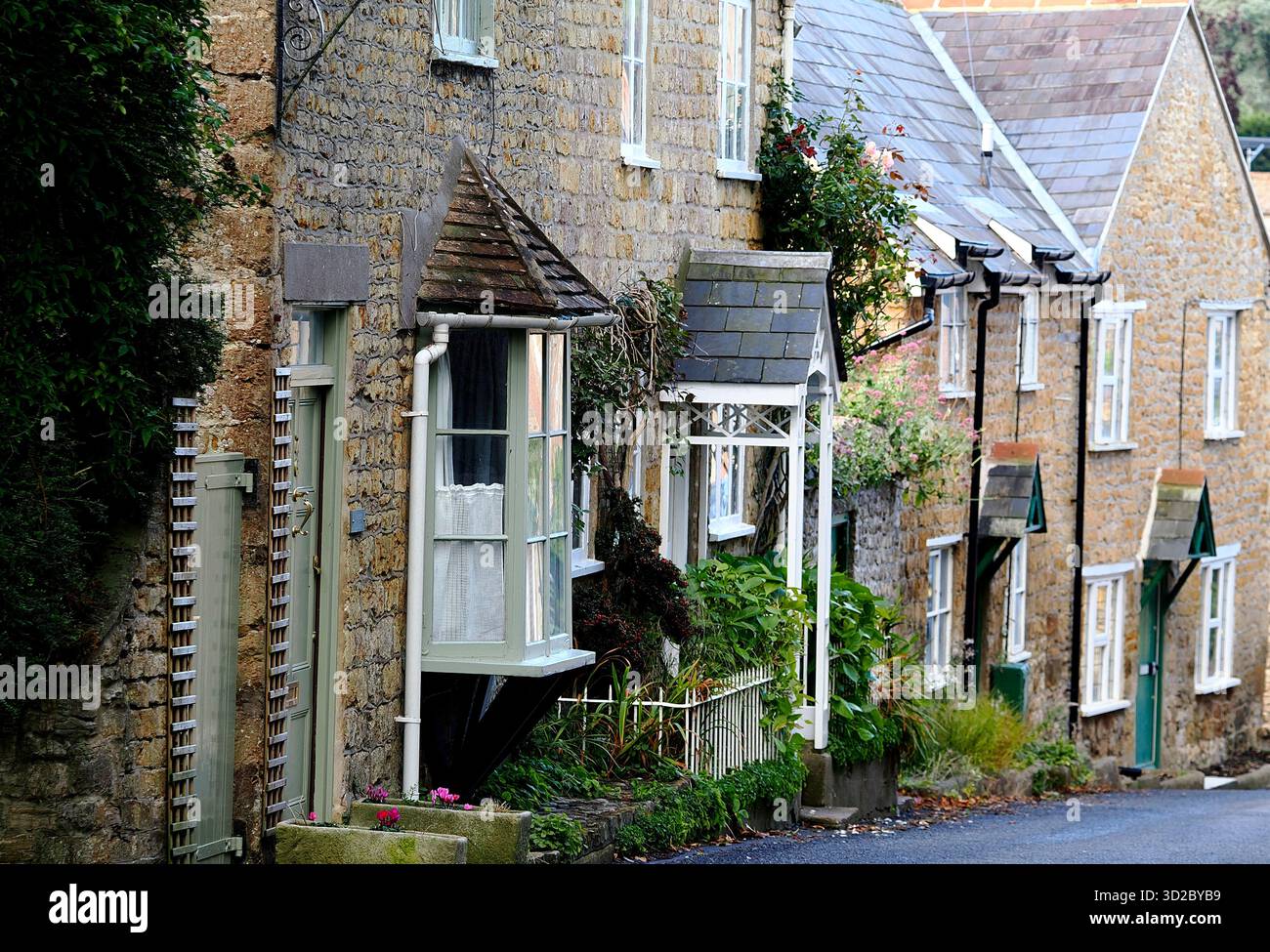 North Street in Beaminster Town in West Dorset, Großbritannien Stockfoto