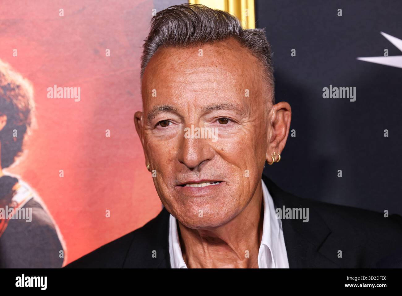 HOLLYWOOD, LOS ANGELES, KALIFORNIEN, USA - 22. OKTOBER: Der US-amerikanische Sänger, Songwriter und Gitarrist Bruce Springsteen kommt am 2025 AFI (American Film Institute) fest, das von Canva präsentiert wird - Eröffnungsabend Gala Premiere von Springsteen: Deliver Me from Nowhere der 20th Century Studios, das am 22. Oktober 2025 im TCL Chinese Theatre IMAX in Hollywood, Los Angeles, Kalifornien, USA stattfindet. (Foto: Xavier Collin/Image Press Agency) Stockfoto