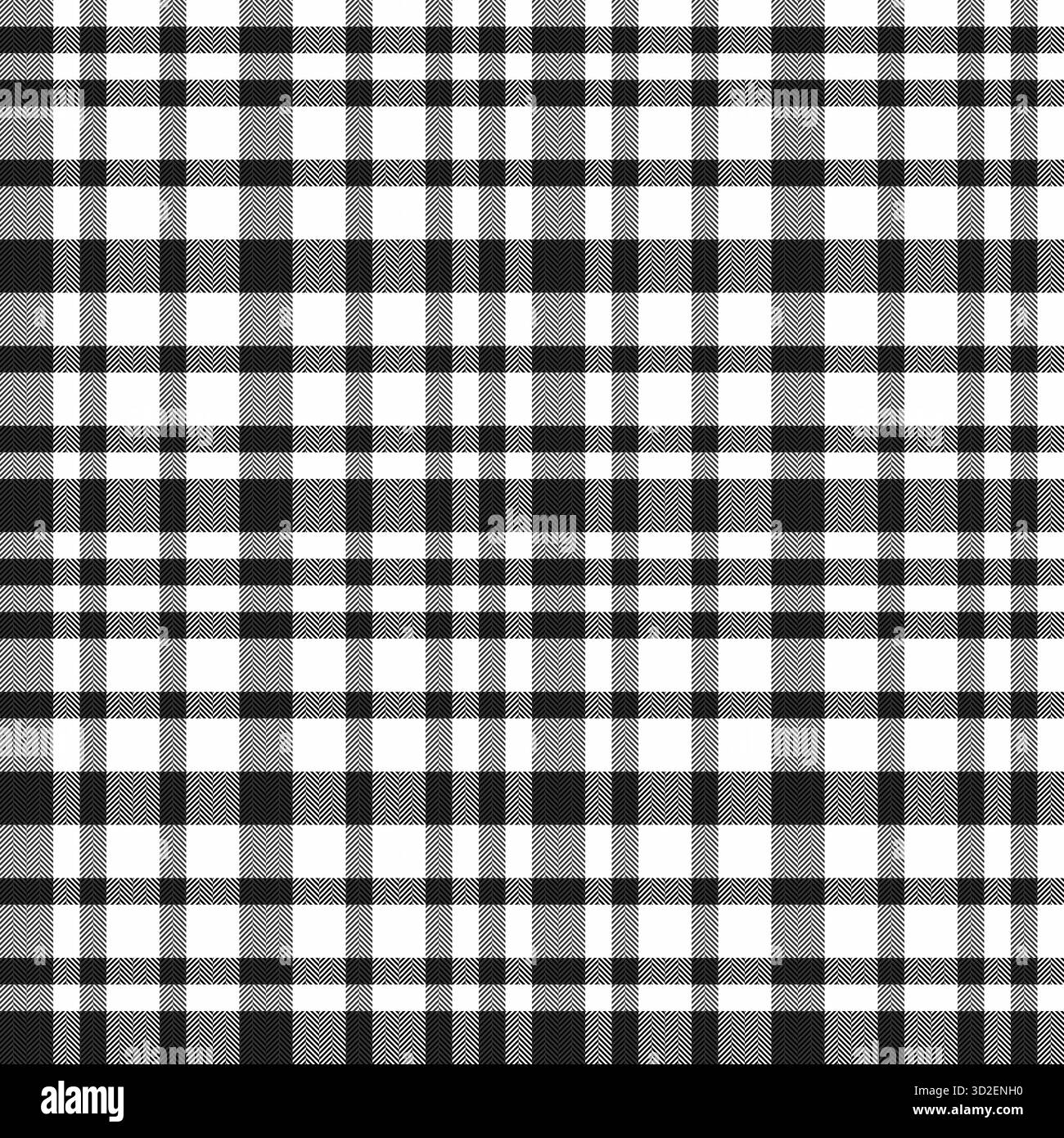 T-Shirt kariertes Vektor-Material, großbritannien nahtloses Karomuster. Mehrfarbige Textil-Hintergrundstruktur in weiß- und Grautönen. Stock Vektor