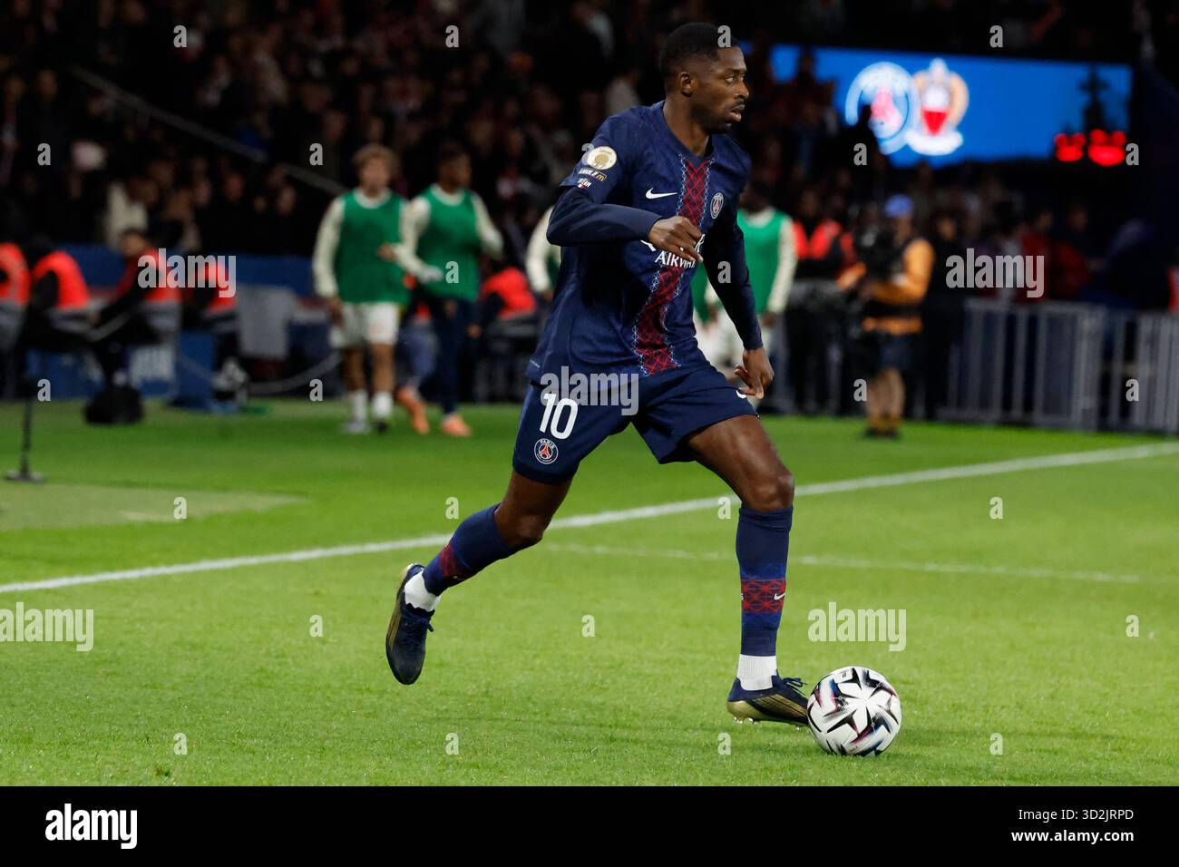 Paris, Frankreich. November 2025. PSG's Ousmane Dembele 2025-26 während des Spiels der französischen Fußball-Liga 1, PSG gegen Nizza im Parc des Princes Stadium, Paris, Frankreich am 1. November 2025. Foto: Henri Szwarc/ABACAPRESS.COM Credit: Abaca Press/Alamy Live News Stockfoto