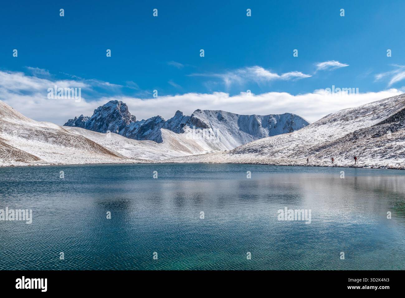 Am Fuße des Mount Oronaye, im wunderschönen Ubayette-Tal, Lake Reculaye Stockfoto