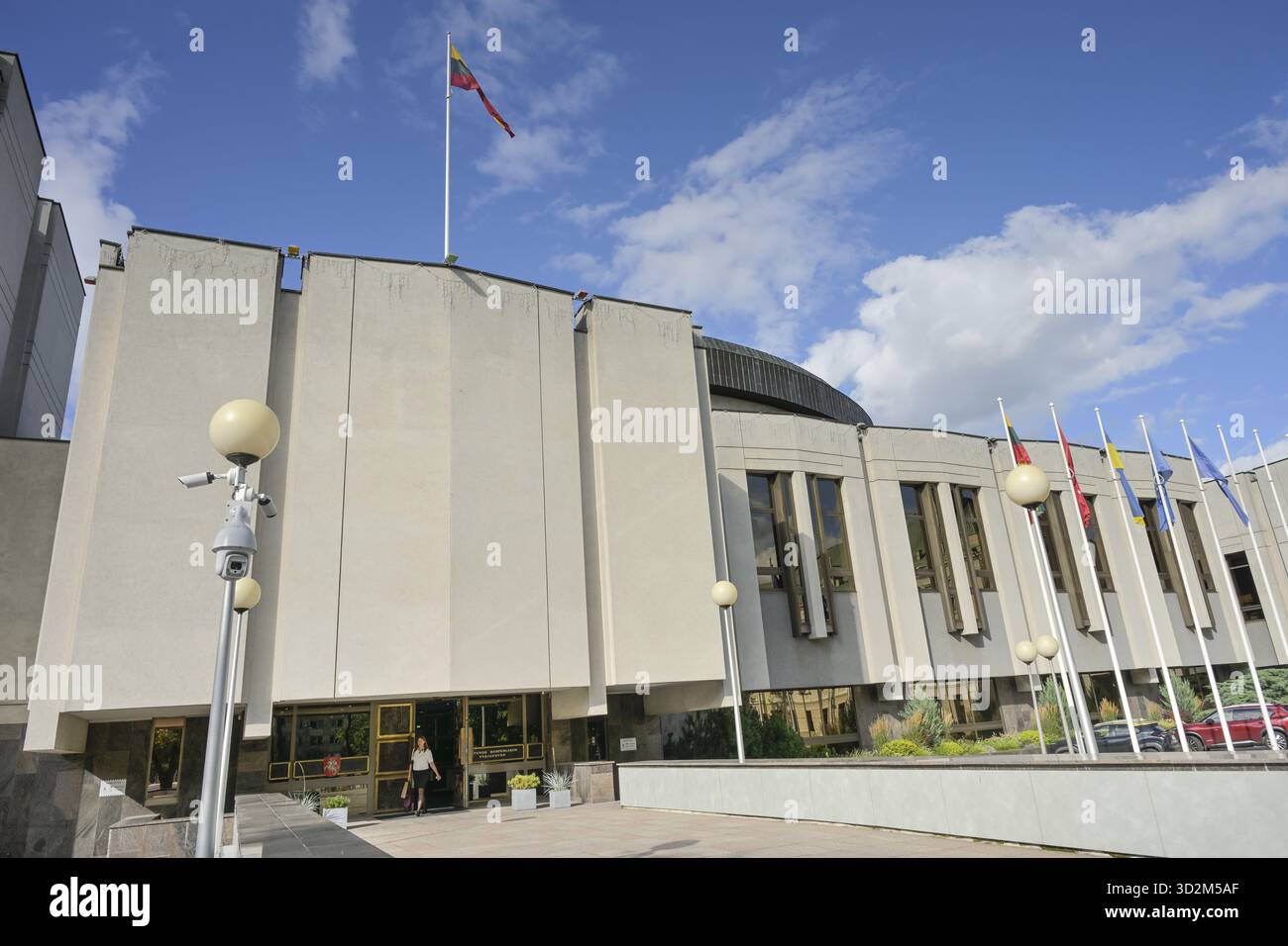 Regierungssitz, Ministerkabinett, Regierung der Republik Litauen LRV, Lietuvos Respublikos Vyriausybe, Vilnius, Litauen Stockfoto