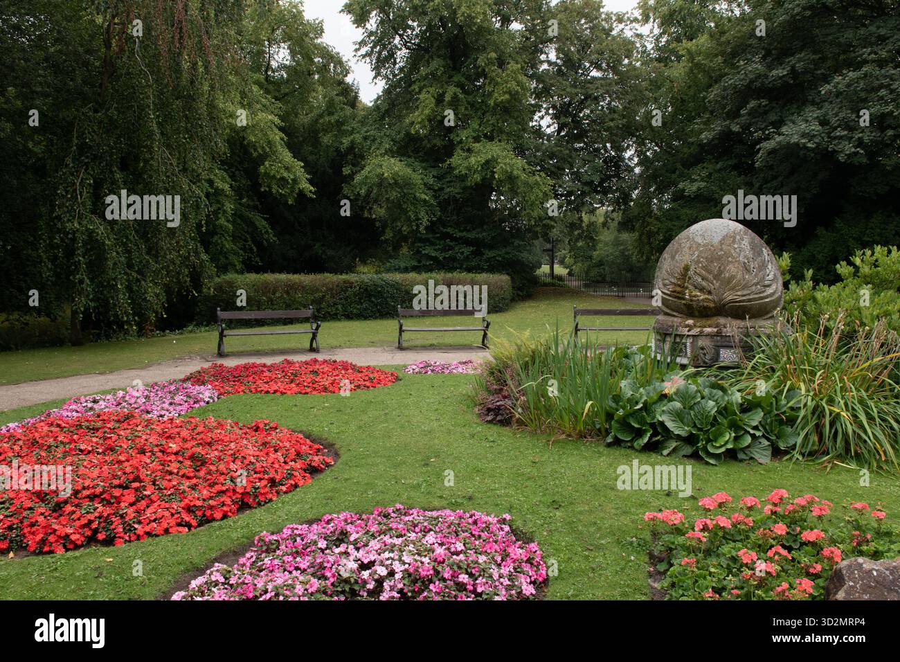 Pavilion Gardens, Buxton, Derbyshire, England Stockfoto
