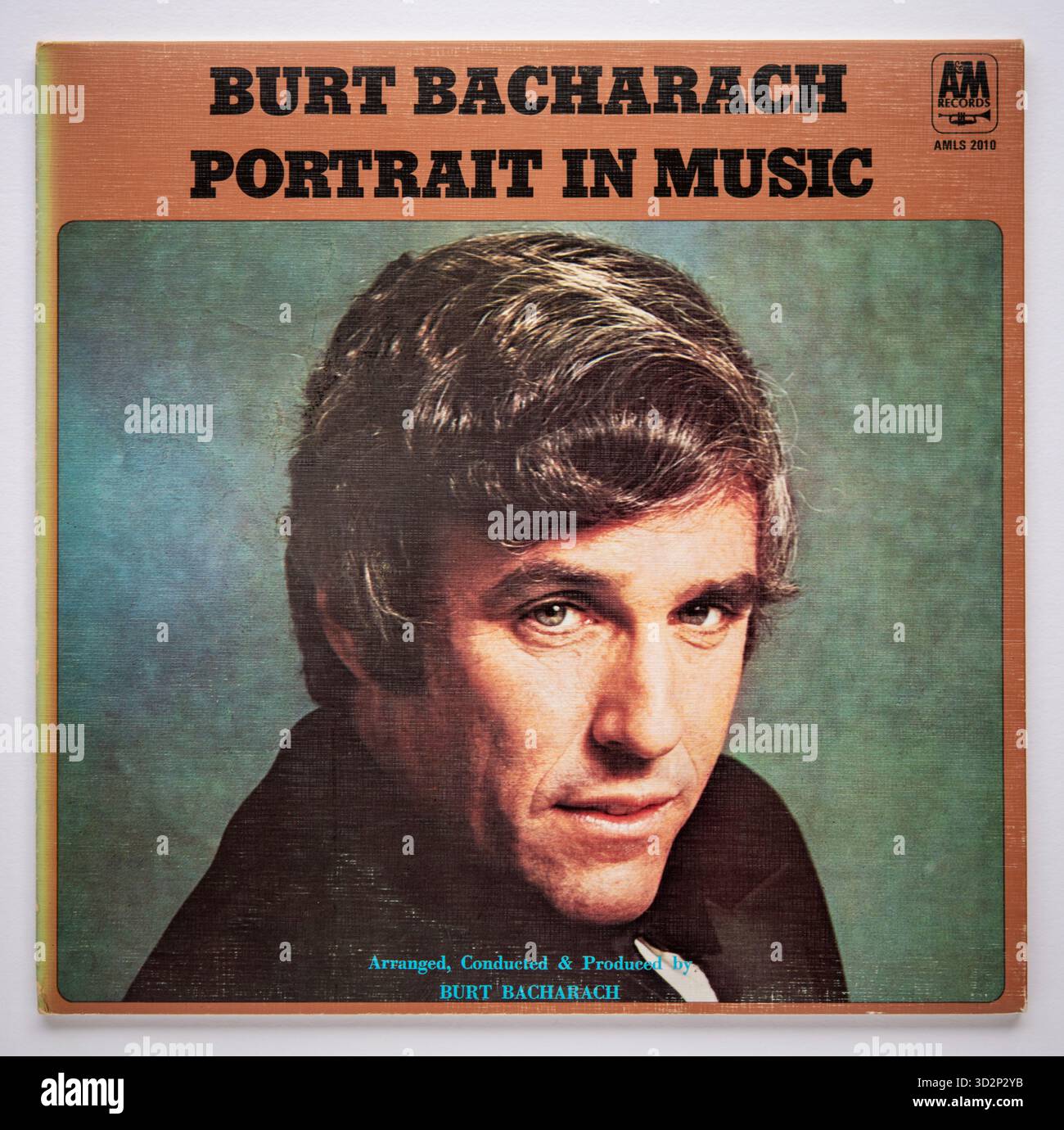 LP-Cover von Burt Bacharach Portrait in Music, das 1971 veröffentlicht wurde. Stockfoto