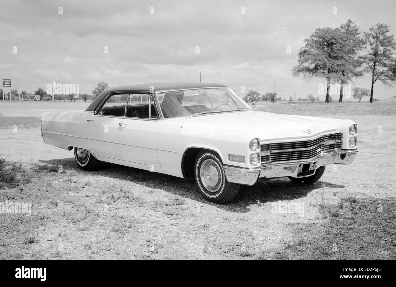 1966 Cadillac 4-türiger Sedan de Ville Stockfoto