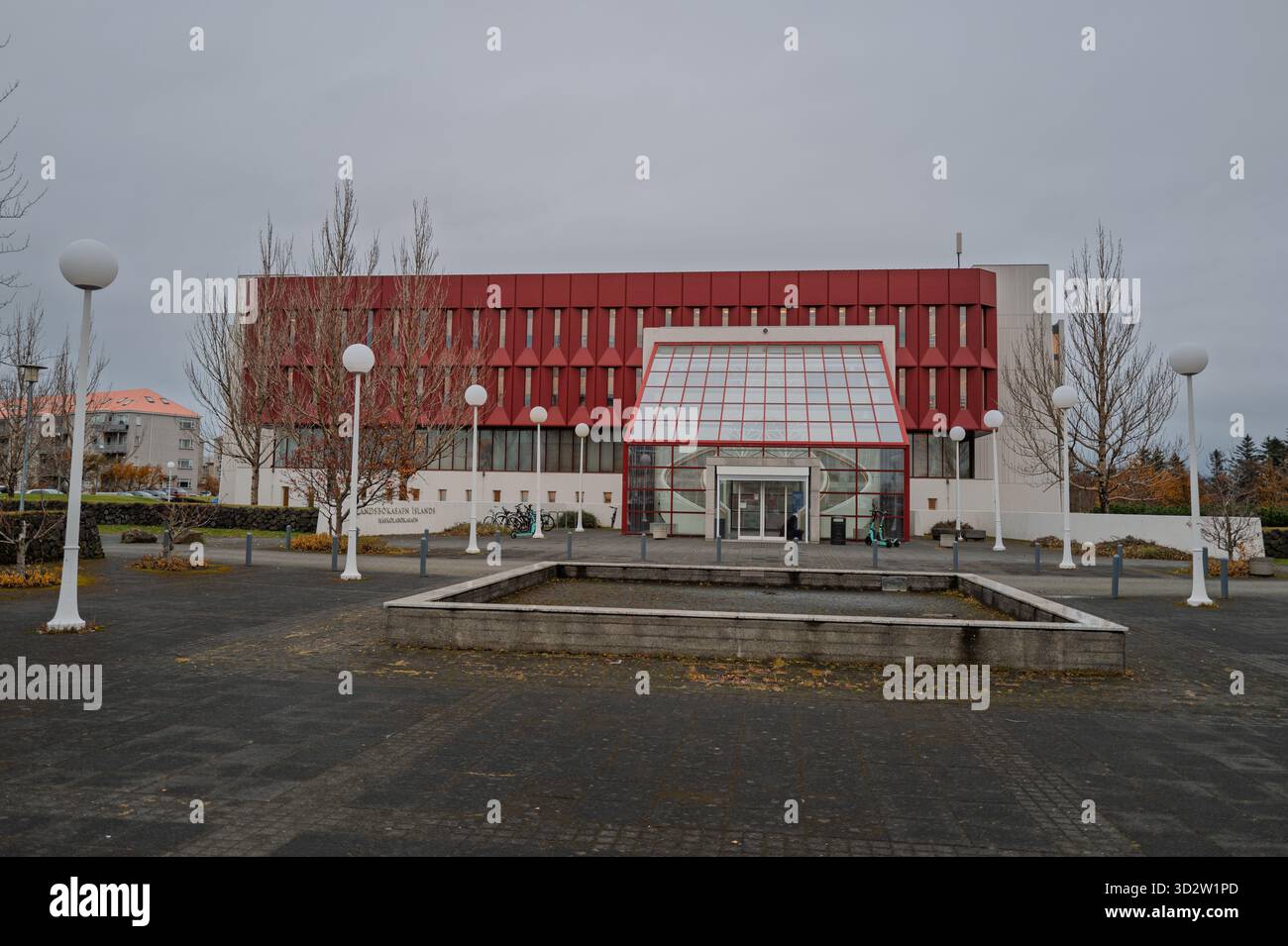 Þjóðskjalasafn Íslands (Nationalarchiv Islands), Reykjavík – Staatsarchiv, das Islands dokumentarisches Erbe und historische Aufzeichnungen bewahrt Stockfoto