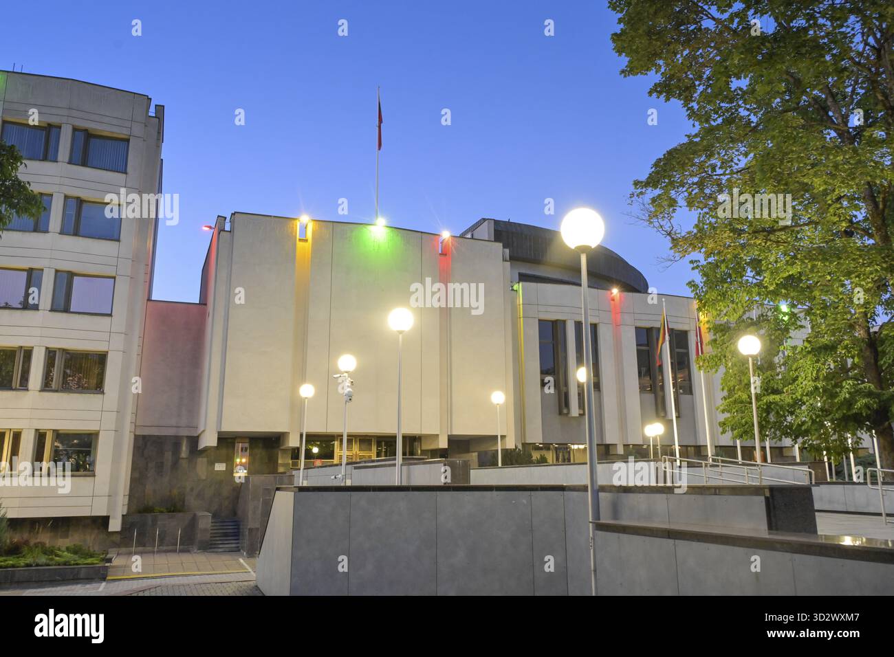 Regierungssitz, Ministerkabinett, Regierung der Republik Litauen LRV, Lietuvos Respublikos Vyriausybe, Vilnius, Litauen Stockfoto
