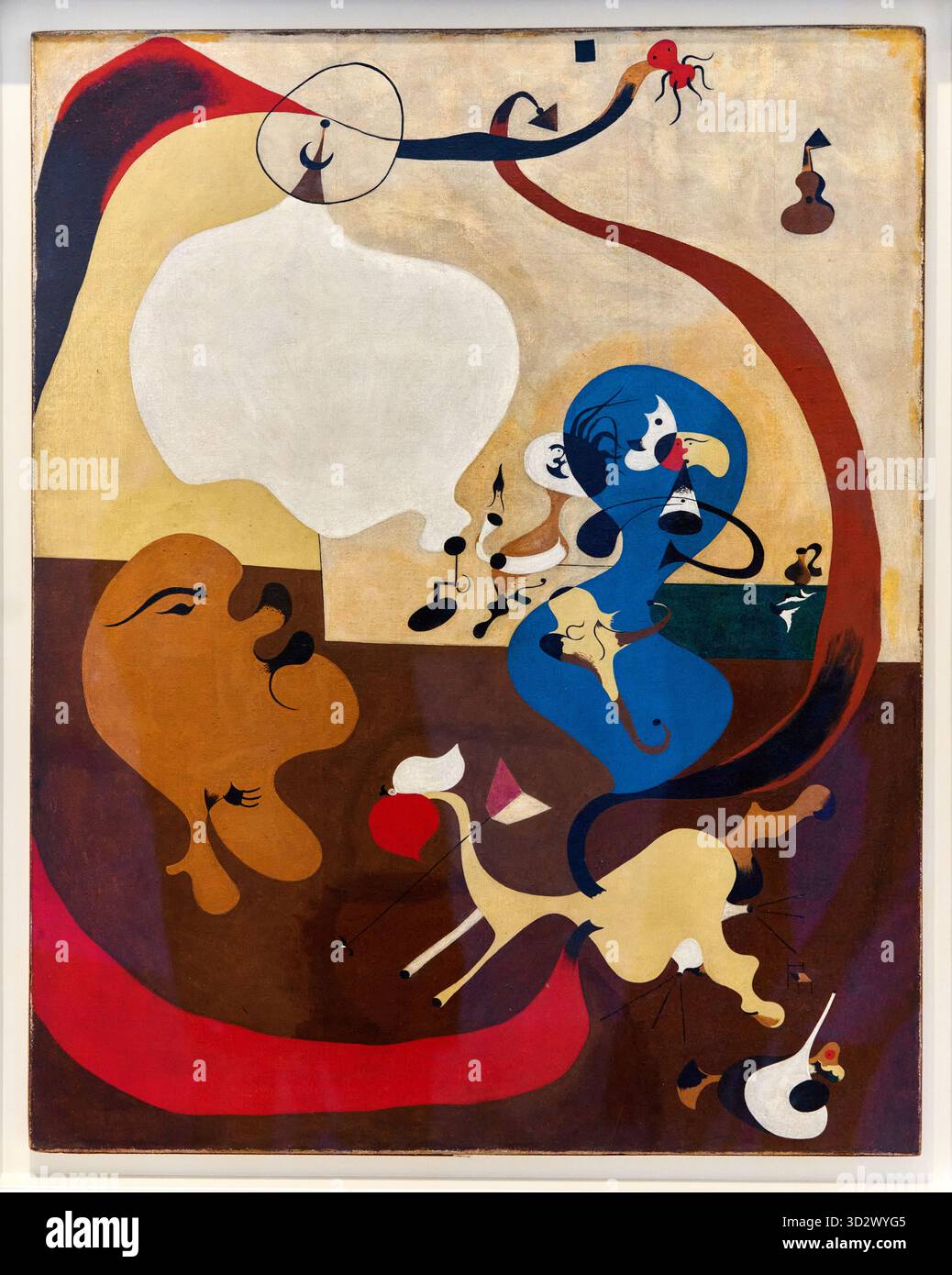 Joan Miró (1893-1983), Dutch Interior II, Sommer 1928, Öl auf Leinwand, Peggy Guggenheim Collection Museum, Venedig, Venezia, Venetien, Italien Stockfoto