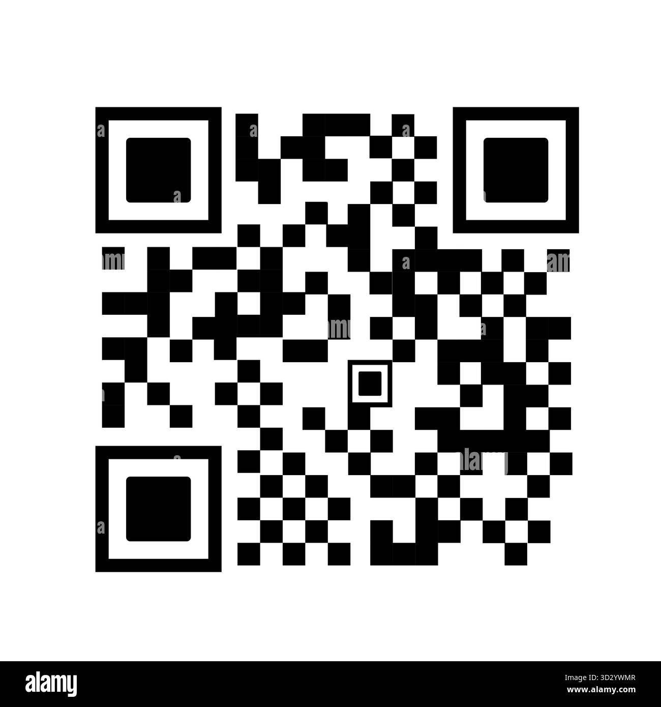 QR-Code für schnelles Scannen mit dem Smartphone und Zugriff auf digitale Inhalte Stock Vektor