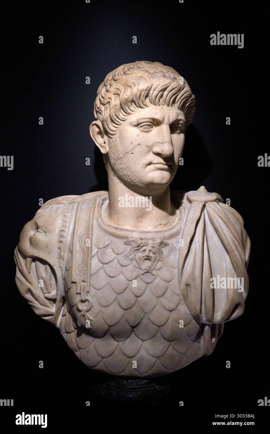 Nero, Das Marmormuseum, Palazzo Medici Riccardi, Florenz, Toskana, Italien Stockfoto