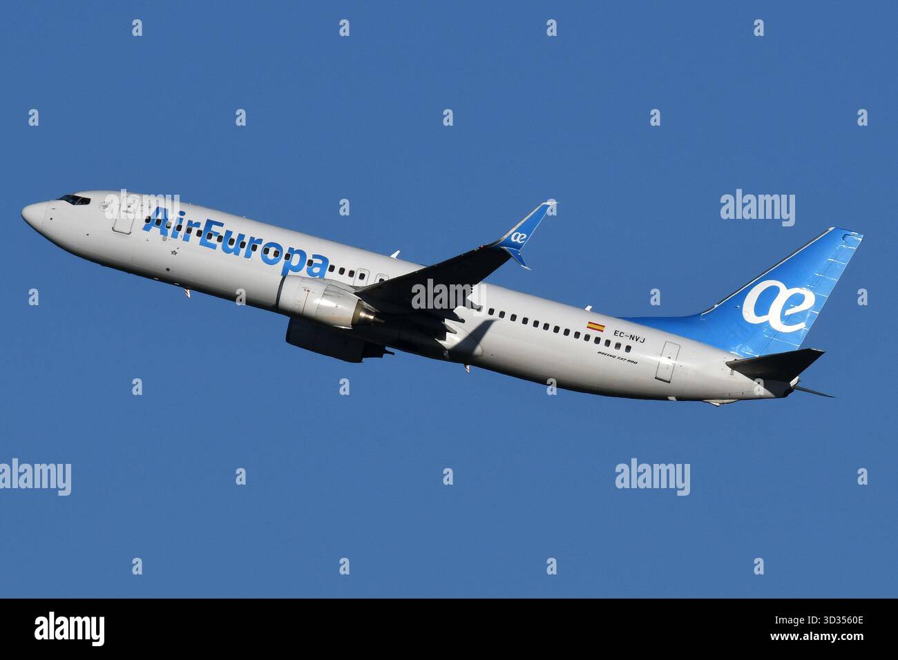 AIR EUROPA BOEING 737-800(W) EC-NVJ Stockfoto