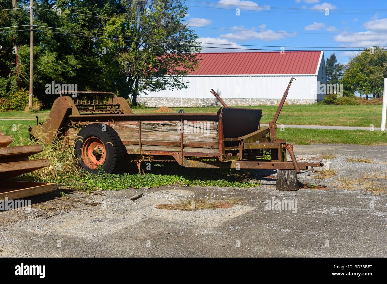 Landmaschinen, Maschinen, Landis Valley Village & Farm Museum in Pennsylvania, USA Stockfoto