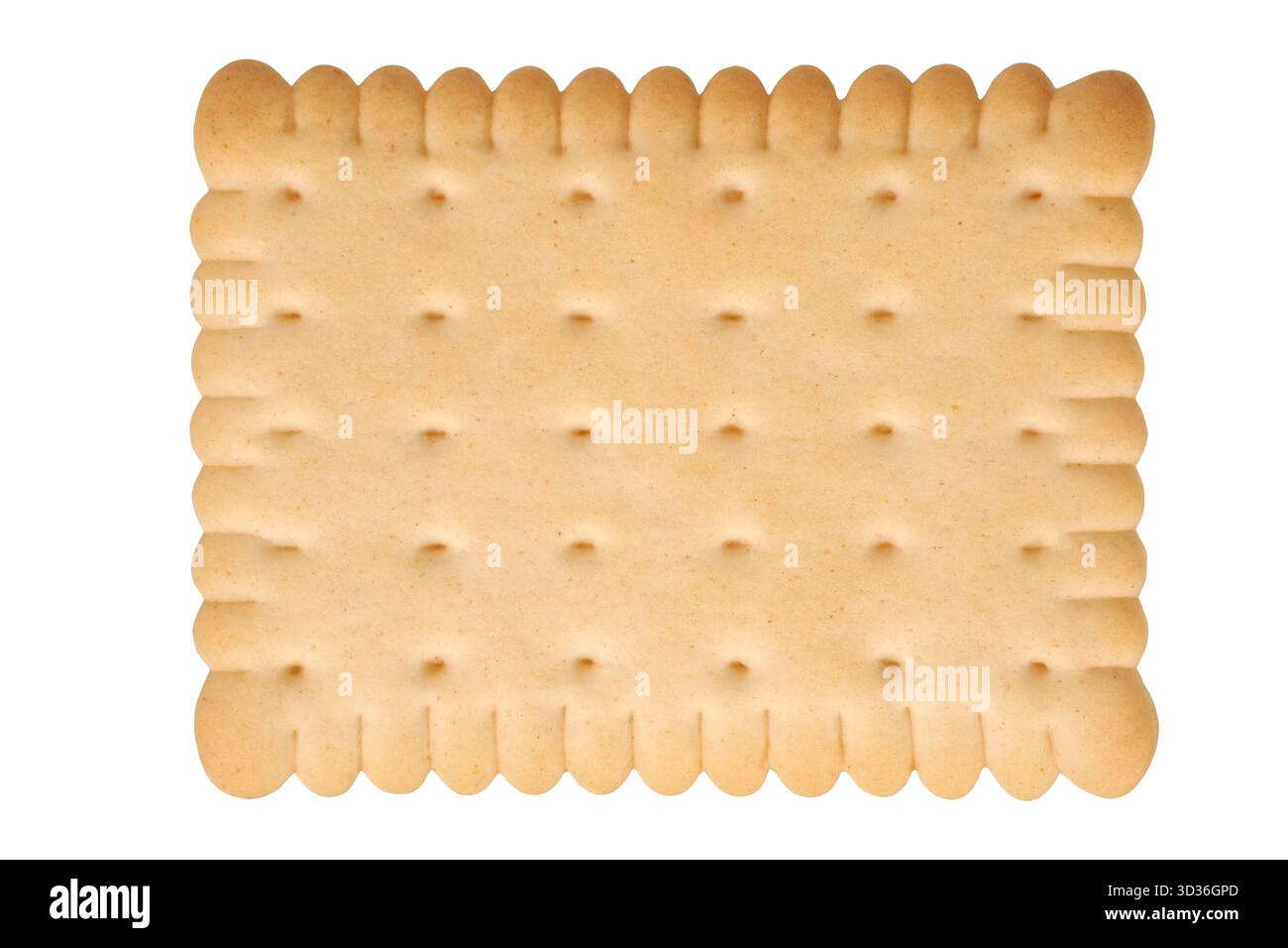 Keks isoliert auf weißem Hintergrund Stockfoto