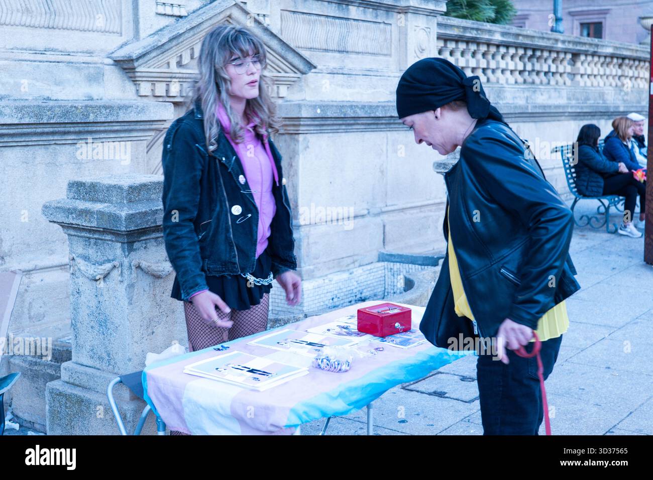 Attivismo trans* Sardegna attivisti locali Stockfoto