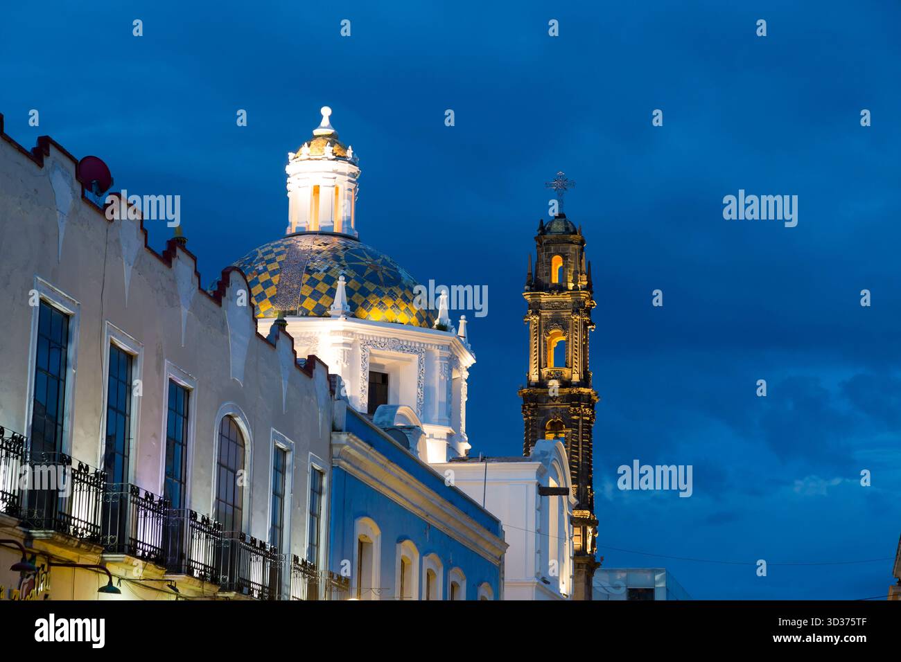 Ein Besuch in Puebla, Mexiko Stockfoto