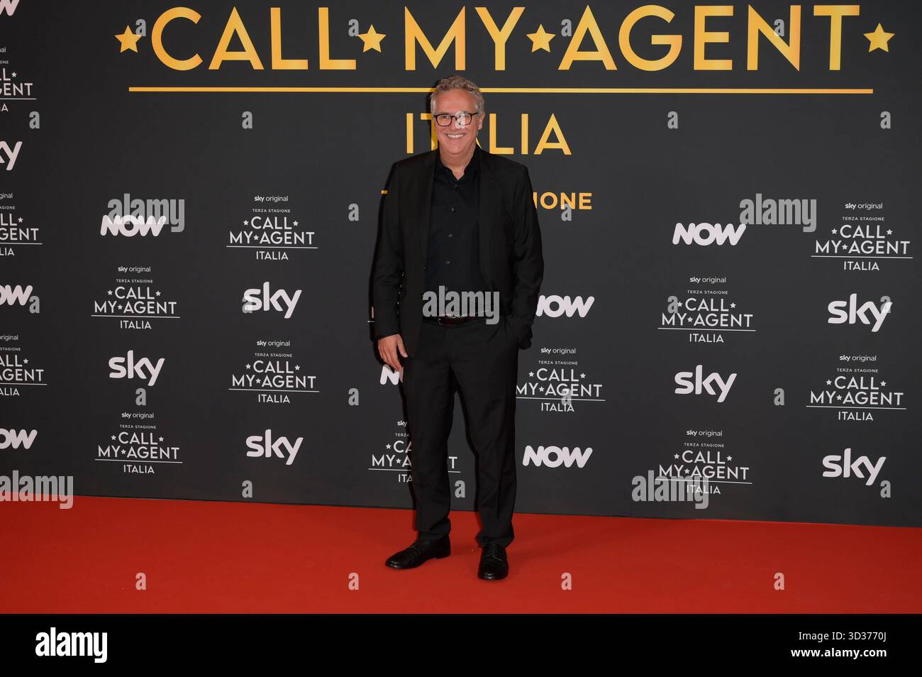 Rom, Italien. November 2025. Simone Spada besucht den roten Teppich der Sky-tv-Sendung "meine Agentin Italia terza stagione". Quelle: SOPA Images Limited/Alamy Live News Stockfoto