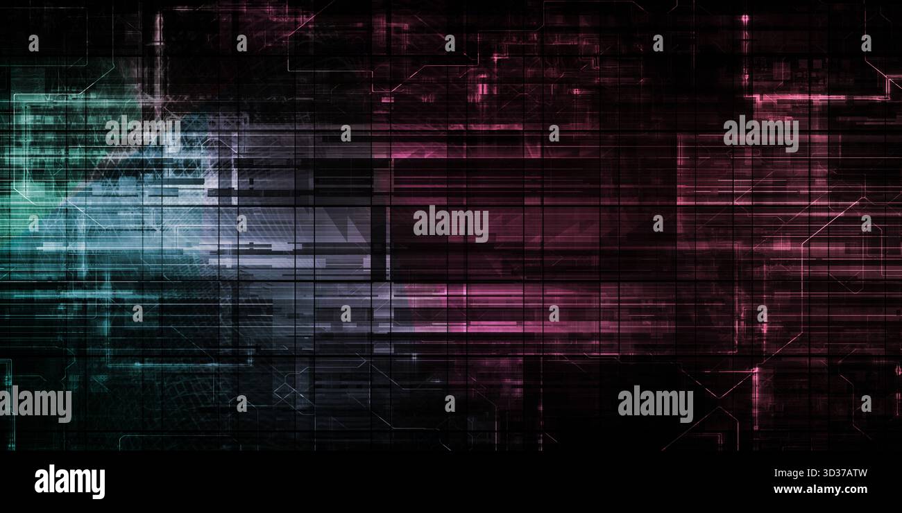 Multimedia-Technologie für Internet-Sharing als Konzept Stockfoto