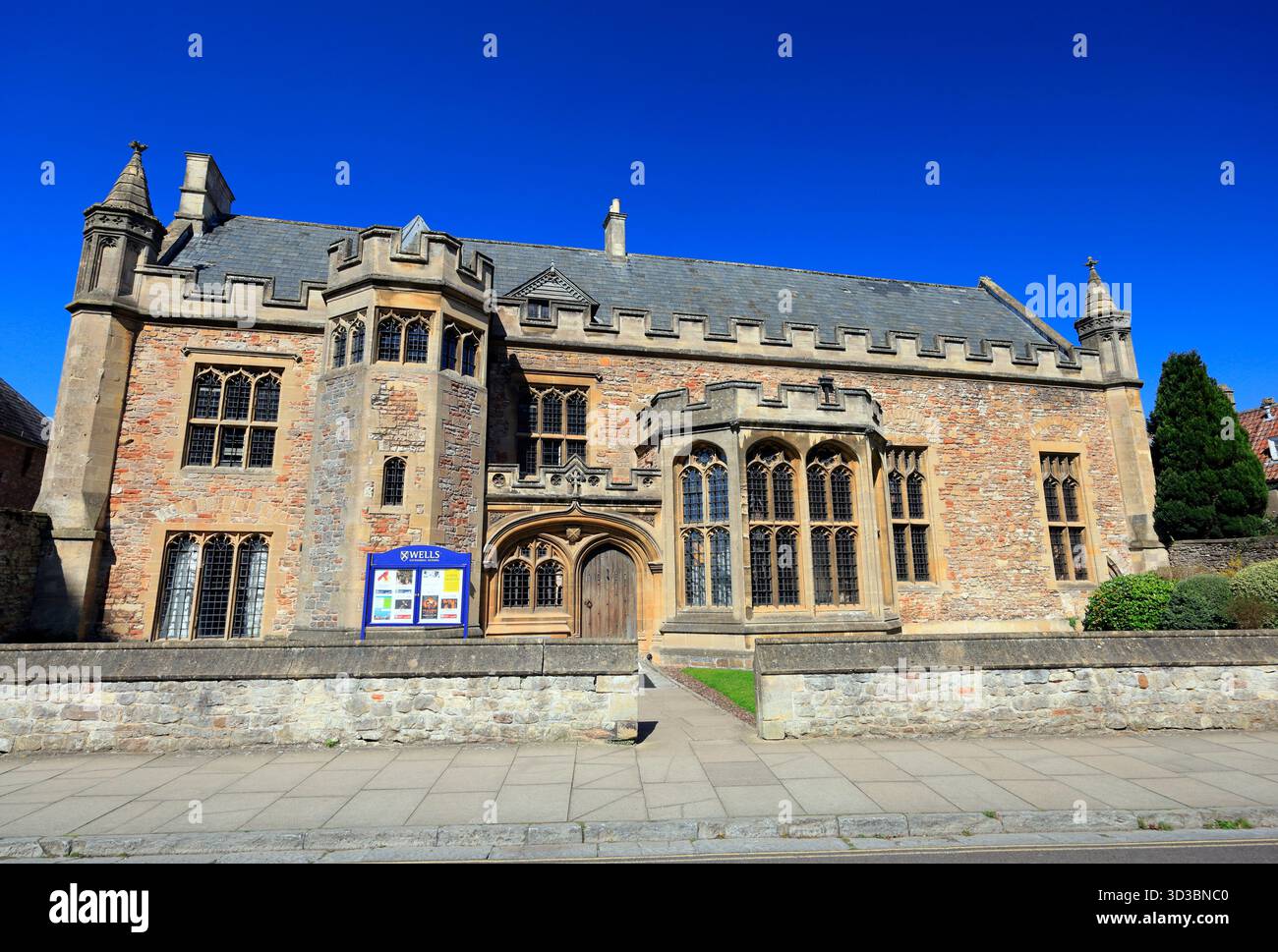 Cathedral School, The Cathedral Green, Wells, Somerset. Stockfoto