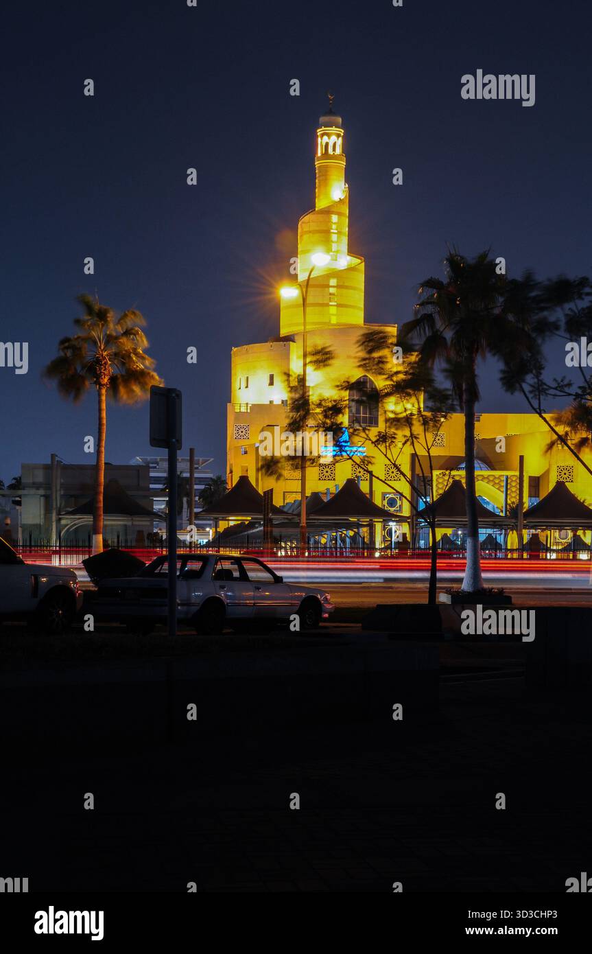 Scheich Abdulla bin Zaid Al Mahmoud Islamisches Kulturzentrum, auch bekannt als Fanar, in Doha, Katar. Stockfoto