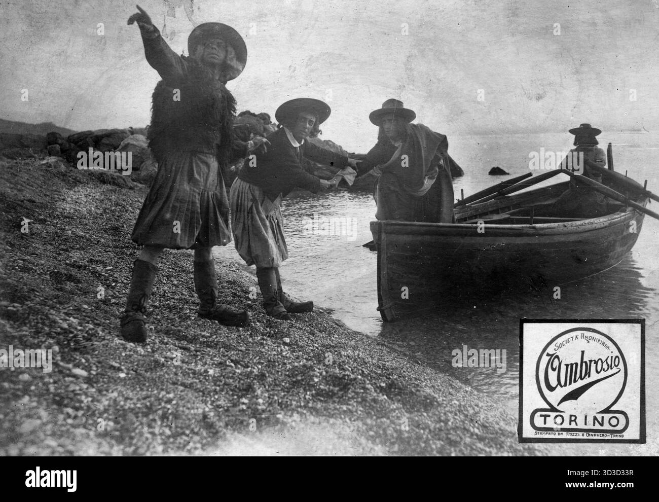 La Ambrosio Film Fu una compagnia di produzione cinematografica italiana, una delle Prime in assoluto nella storia del cinema italiano, attiva nei primi decenni del XX secolo. Stockfoto