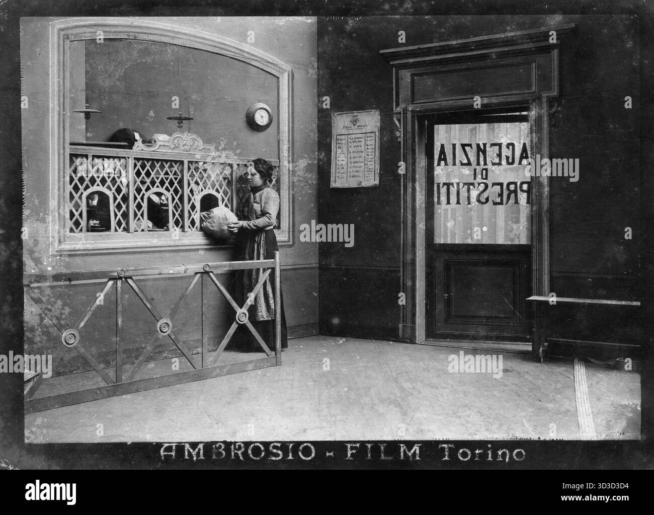La Ambrosio Film Fu una compagnia di produzione cinematografica italiana, una delle Prime in assoluto nella storia del cinema italiano, attiva nei primi decenni del XX secolo. Stockfoto