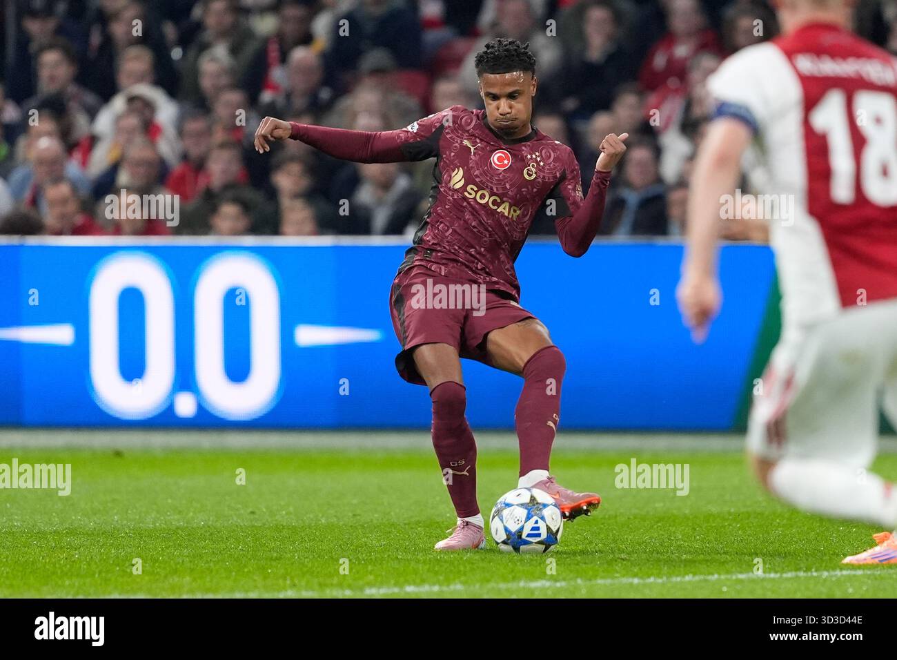 Amsterdam, Niederlande. November 2025. AMSTERDAM, 05.11.2025, JohanCruyff Arena, Saison 2025/2026, UEFA Champions League Fußball, Spiel zwischen Ajax und Galatasaray. Das Bild zeigt Credit: Pro Shots/Alamy Live News Stockfoto