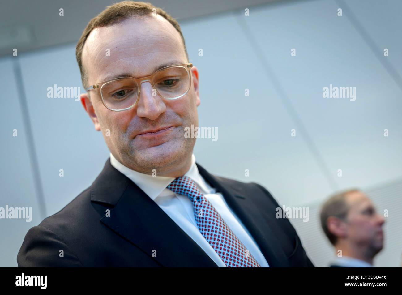 Jens Spahn auf der Parteikonferenz der CDU/CSU-Fraktion im Reichstagsgebäude. Berlin, 04.11.2025 Stockfoto