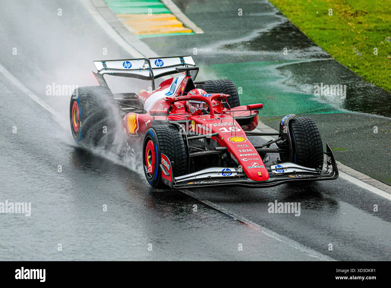 Charles Leclerc (MON) - Scuderia Ferrari - Ferrari SF-25 - Ferrari während des Grand Prix 2025 von Louis Vuitton in Australien. Stockfoto