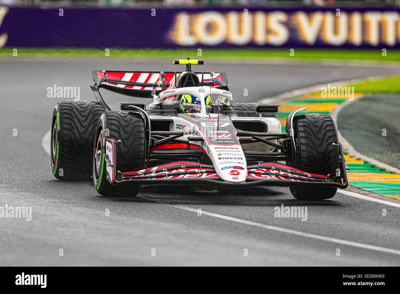 Oliver Bearman (GBR) - Haas F1-Team während des Grand Prix 2025 von Louis Vuitton in Australien. Stockfoto