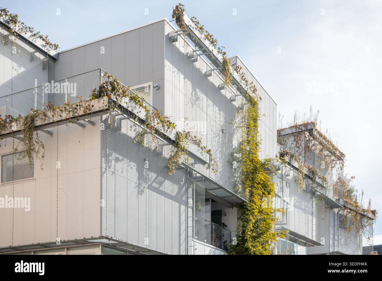 Maebashi Galleria Kunst und Leben in Gunma Japan, zeitgenössische Architektur entworfen von der japanischen Architektin Akihisa Hirata Stockfoto