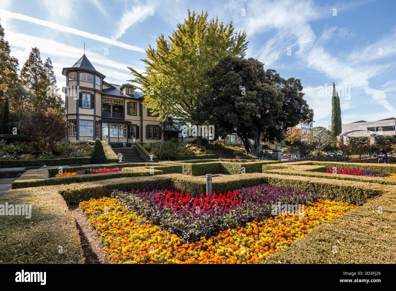 Yokohama Yamate Western Houses, ein historisches Viertel für Europäer und Amerikaner, auf den Hügeln im Bluff-Viertel Yokohama Japan Stockfoto