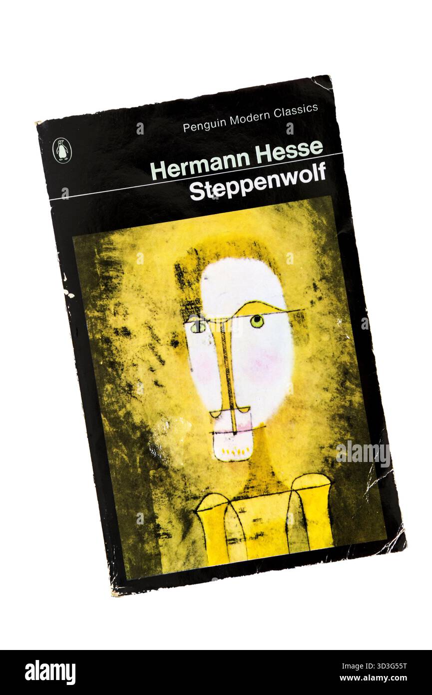 Ein Taschenbuch Pinguin Modern Classics von Steppenwolf von Hermann Hesse. Erstmals 1927 veröffentlicht. Stockfoto
