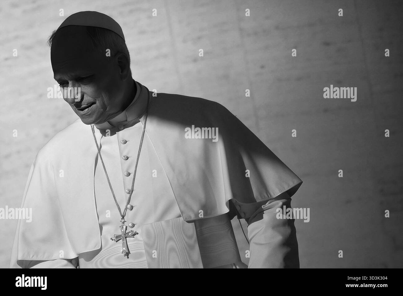 Vatikanstadt, Vatikanstadt. November 2025. Papst Leo XIV. Bei der Generalaudienz am Mittwoch auf dem Petersplatz. Vatikanstadt (Vatikan), 5. November 2025 Credit: dpa/Alamy Live News Stockfoto