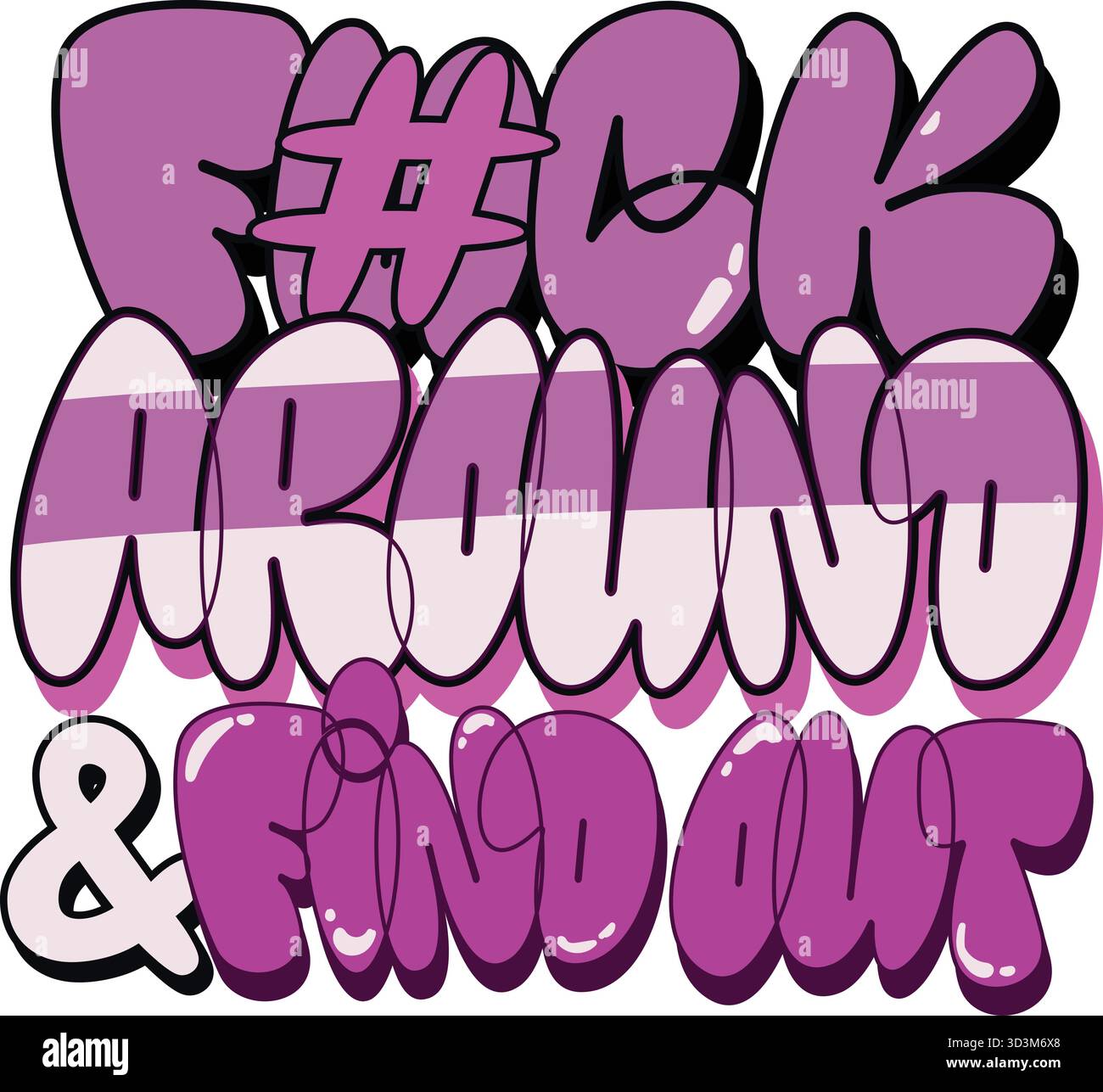 Auffällige Streetwear Typografie Design angesagtes Motivationszitat im Graffiti-Stil für urbane Bekleidung Stock Vektor