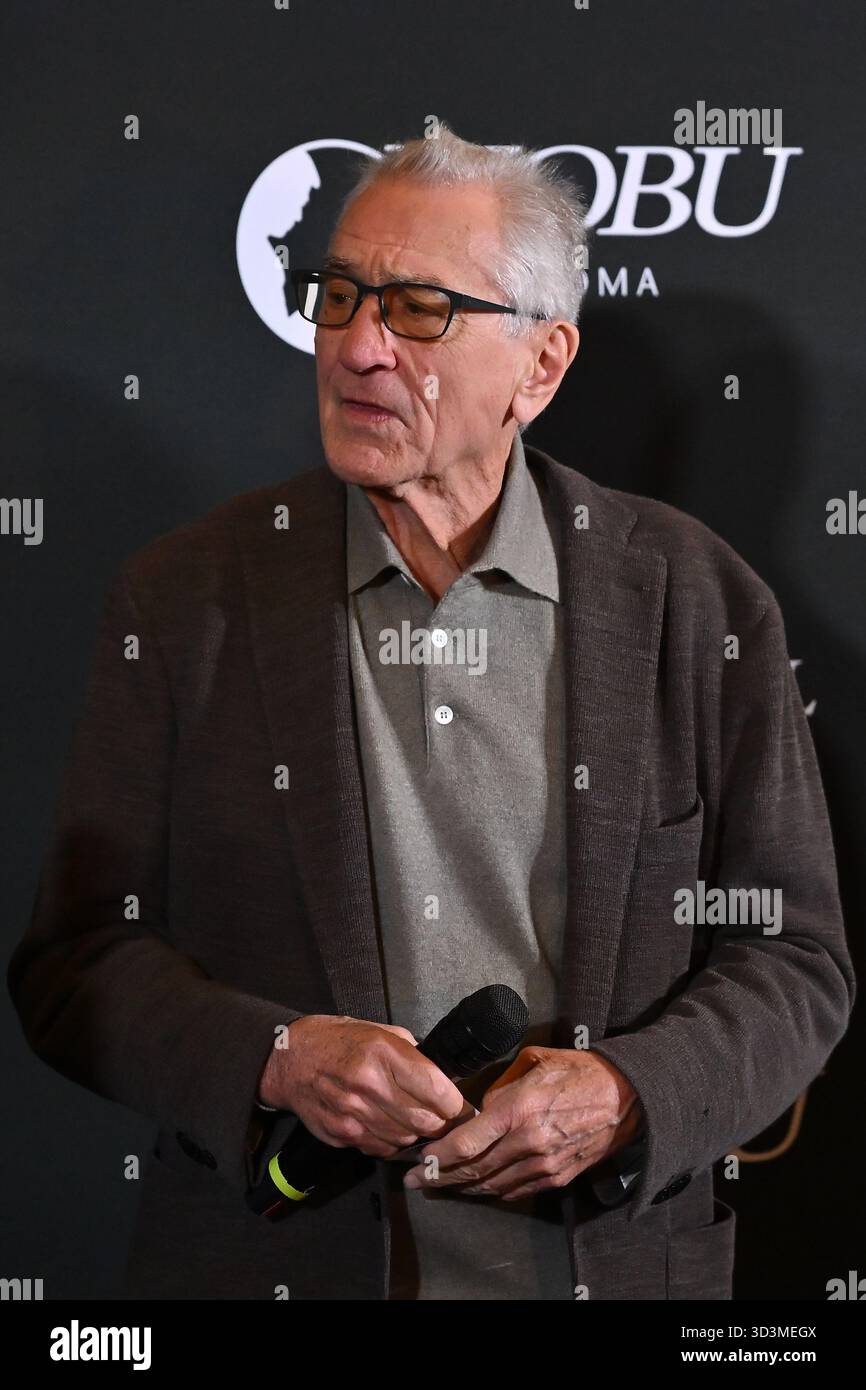 Robert de Niro nahm am 6. November 2025 an der Eröffnung des Nobu Hotels im Nobu Hotel Rome in Rom Teil Stockfoto