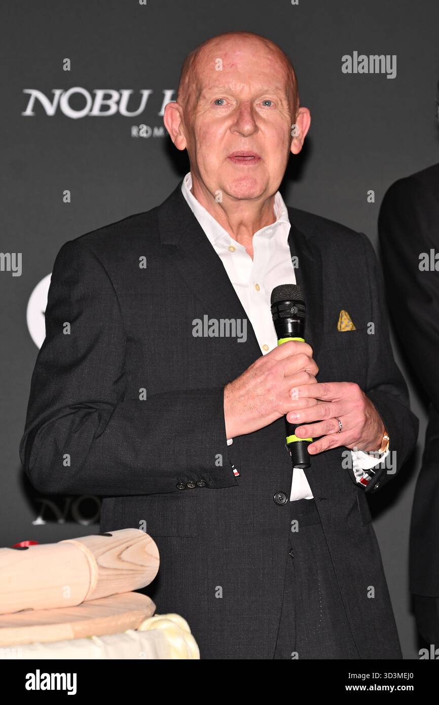 Trevor Horwell nahm am 6. November 2025 an der Eröffnung des Nobu Hotels im Nobu Hotel Rome in Rom Teil Stockfoto