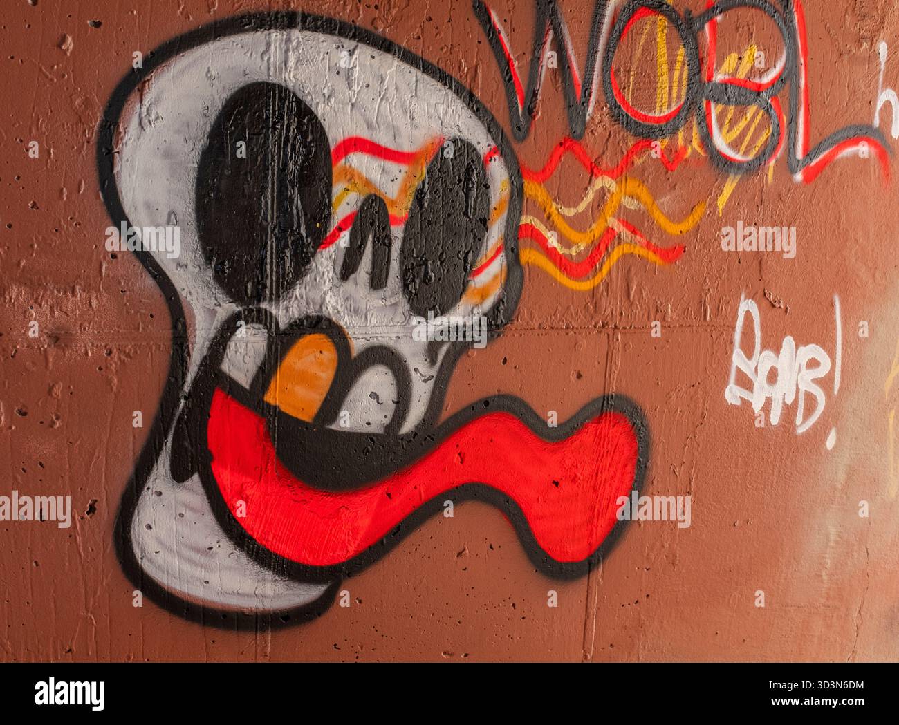 Graffiti in Albuquerque, New Mexico Stockfoto