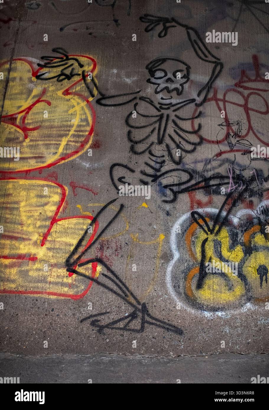 Graffiti in Albuquerque, New Mexico Stockfoto