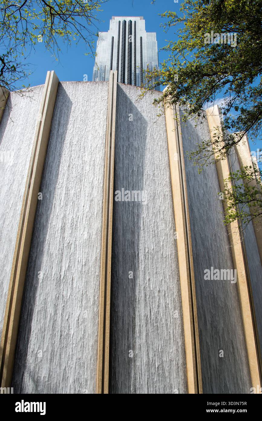 Gerald D. Hines Waterwall Park Stockfoto