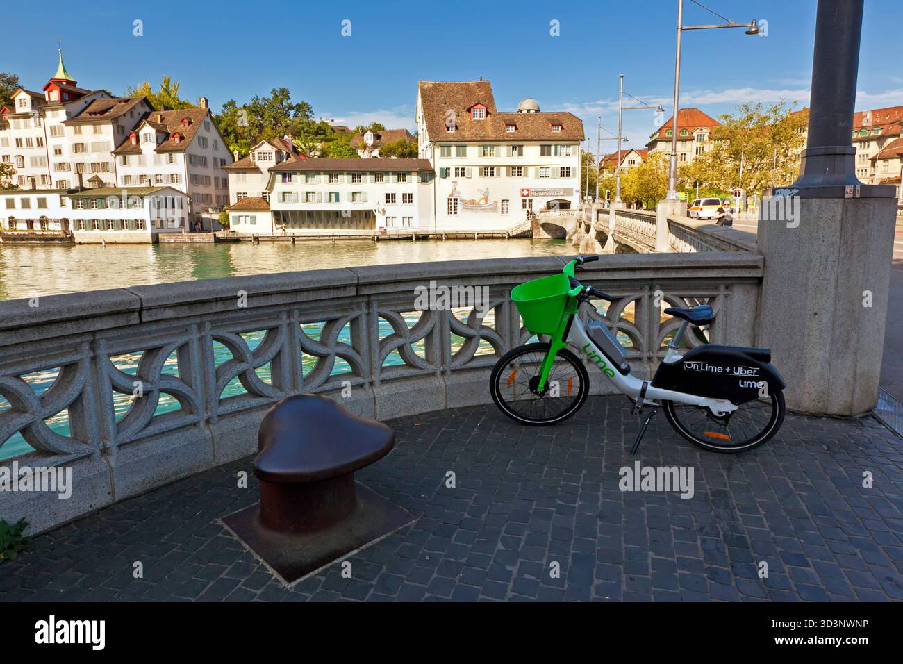 Fotos rund um die Schweizer Hauptstadt Zürich während eines europäischen Urlaubs in der Schweiz im Jahr 2023 Stockfoto