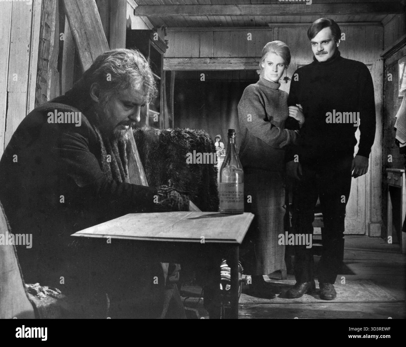 Die Schauspieler Rod Steiger, Julie Christie und Omar Sharif in dem Film Doctor Schiwago, USA 1965 Stockfoto