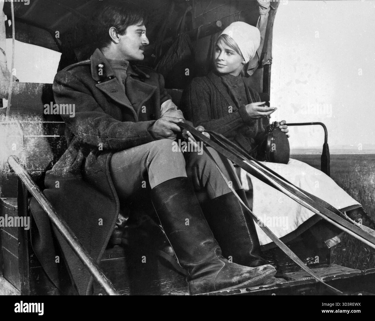 Die Schauspieler Omar Sharif und Julie Christie im Film Doctor Shivago, USA 1965 Stockfoto