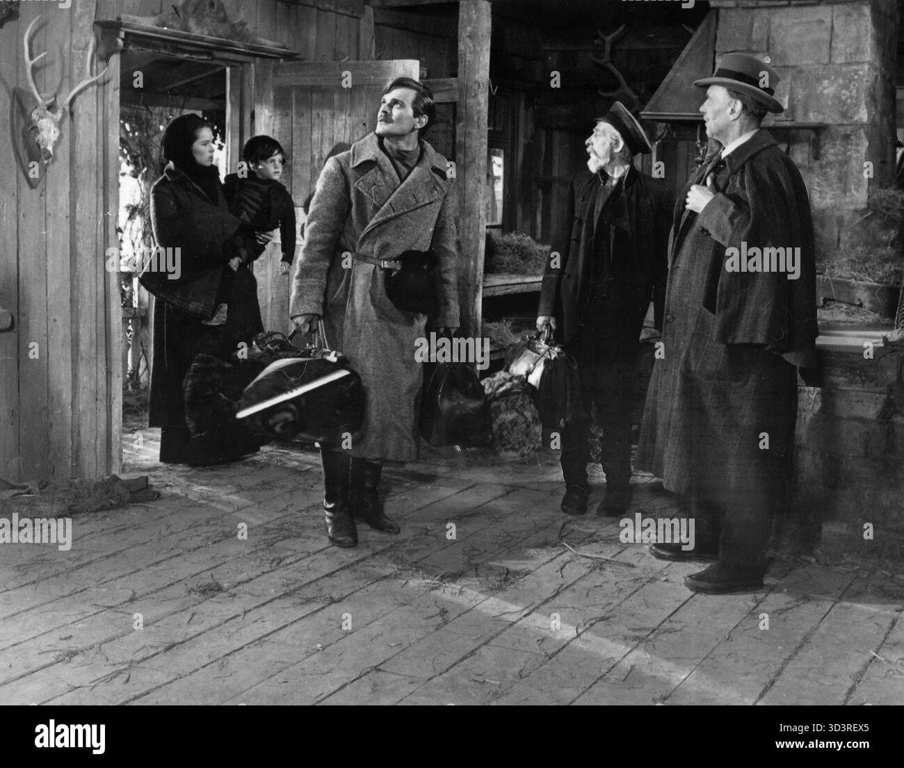 Die Schauspieler Geraldine Chaplin und Omar Sharif im Film Doctor Shiwago, USA 1965 Stockfoto