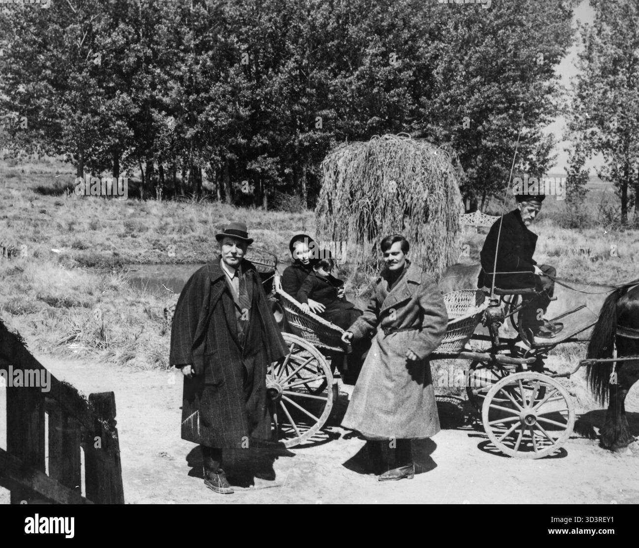 Die Schauspieler Geraldine Chaplin und Omar Sharif im Film Doctor Shiwago, USA 1965 Stockfoto