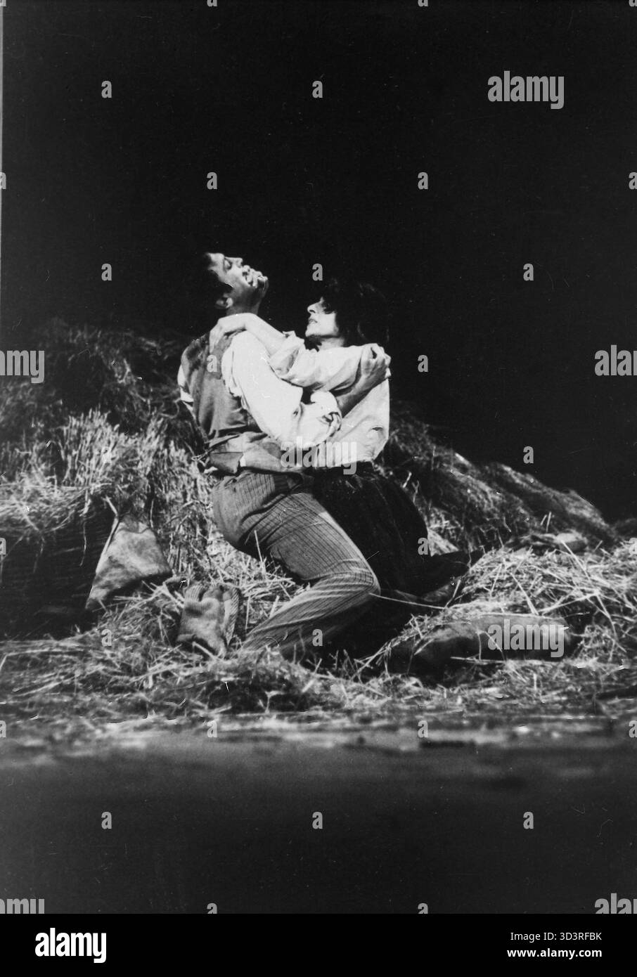 Die italienische Schauspielerin Anna Magnani in dem Theaterstück La Lupa (She-Wolf), Italien 1965 Stockfoto