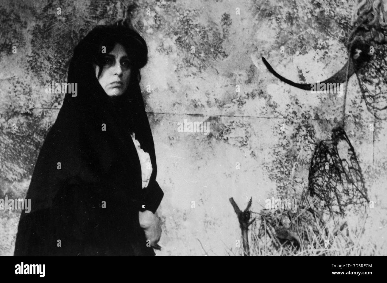 Die italienische Schauspielerin Anna Magnani in dem Theaterstück La Lupa (She-Wolf), Italien 1965 Stockfoto