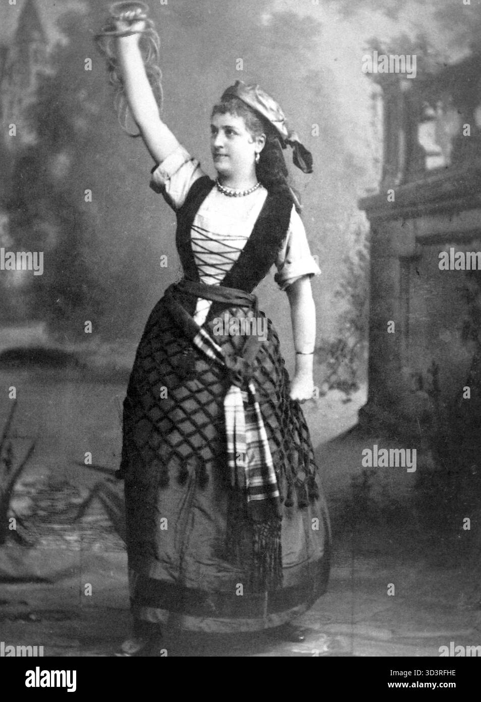 Deutsche Opernsängerin Lilli Lehmann, 1890er Jahre Stockfoto